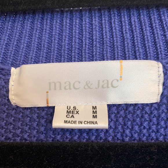 Mac&Jac Lilac/Purple zip up cardigan, M - Picture 3 of 3
